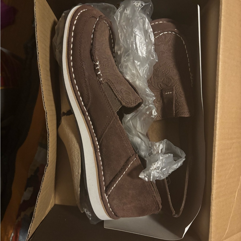 Ariat Brown Suede Flats